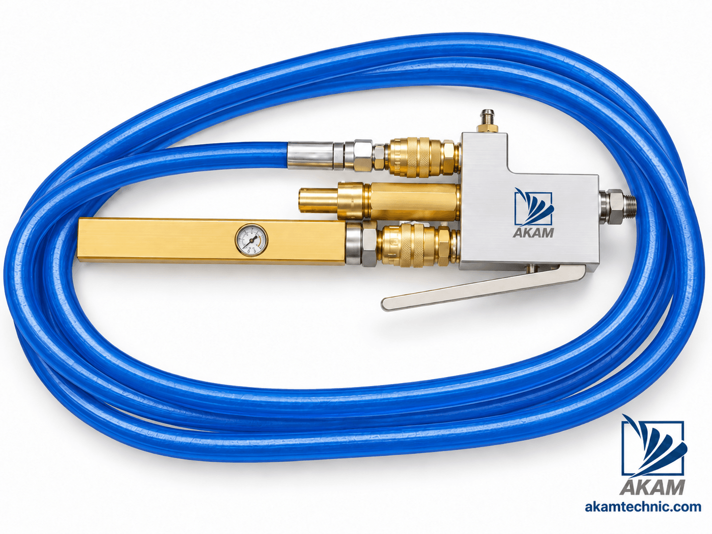 Aircraft Tire Inflation and Pressure Regulating Kit with Long Hose and Control Valve