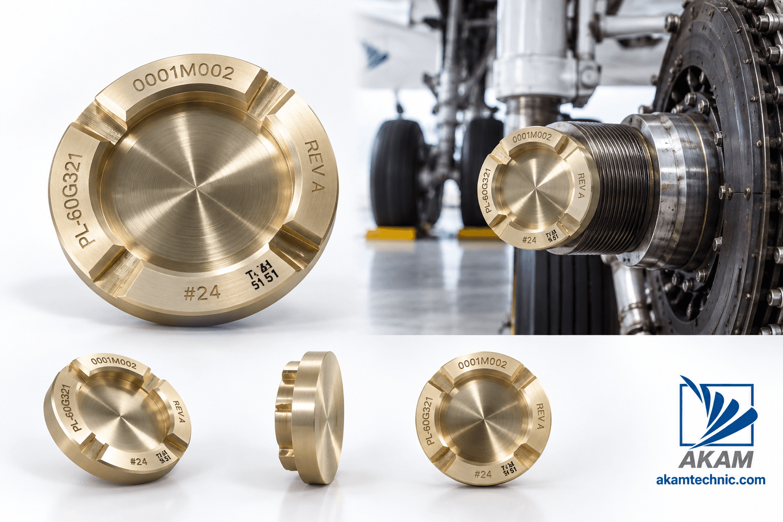 Aircraft Main Landing Gear Axle Thread Protector