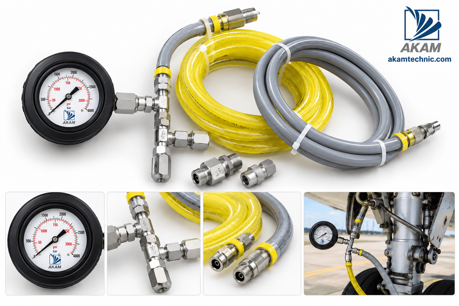 Aircraft Landing Gear Strut Service & Charging Kit